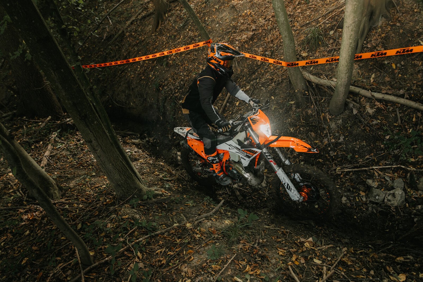 The refreshed 2026 KTM 300 EXC HARDENDURO. Media sourced from KTM. 