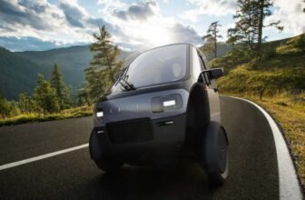 This Wild 3-Wheeled Electric Bicycle Can Get Up To...