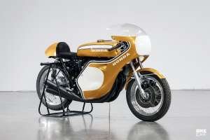 Honda cr750 racing motorcycle