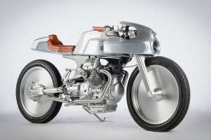 Aviation-themed Moto Guzzi Breva café racer by ShifCustom