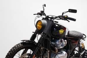 BSMC x Pom Klementieff Royal Enfield 650 scrambler