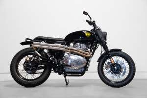 BSMC x Pom Klementieff Royal Enfield 650 scrambler