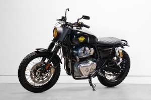 BSMC x Pom Klementieff Royal Enfield 650 scrambler