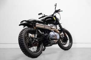BSMC x Pom Klementieff Royal Enfield 650 scrambler