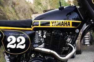 Yamaha XT500 vintage enduro restomod by Purpose Built Moto