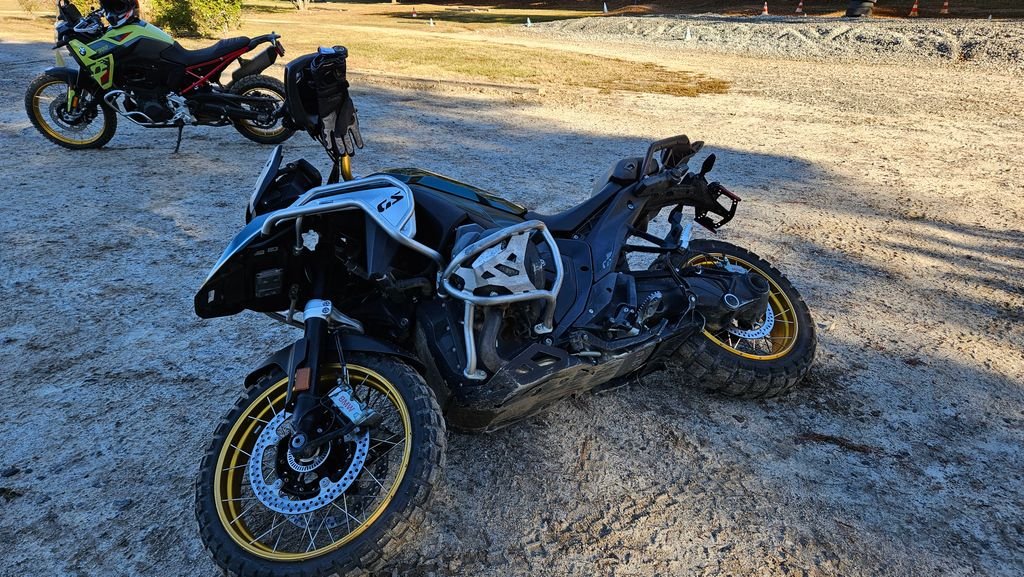 This BMW R 1300 GS is just resting.