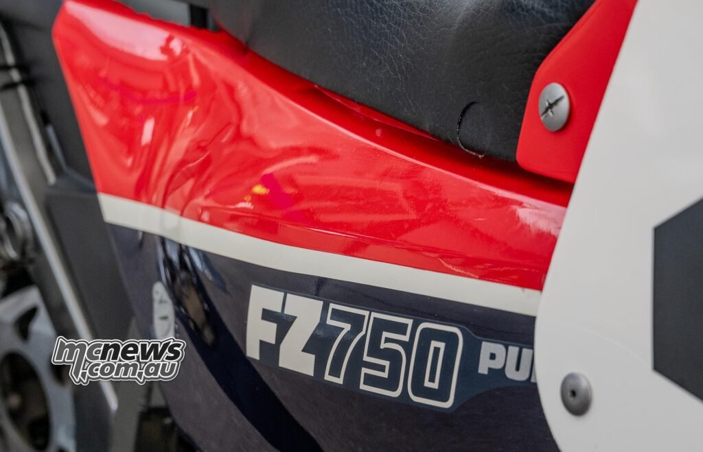 The Daytona-winning 0U45 now lives in Yamaha’s Communication Plaza Museum in Iwata but was brought to play at the recent My Yamaha Motorcycle Day at Sugo