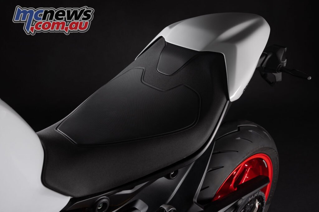Ducati’s fifth-generation Monster debuts a new monocoque frame and revised ergonomics.