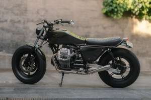 Custom Moto Guzzi V35 by Number 8 Moto