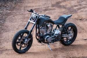 Harley-Davidson Shovelhead street tracker by Stoos Customs