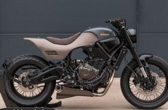 Bronzed Beauty: A Lithe Yamaha XSR700 Street Track...