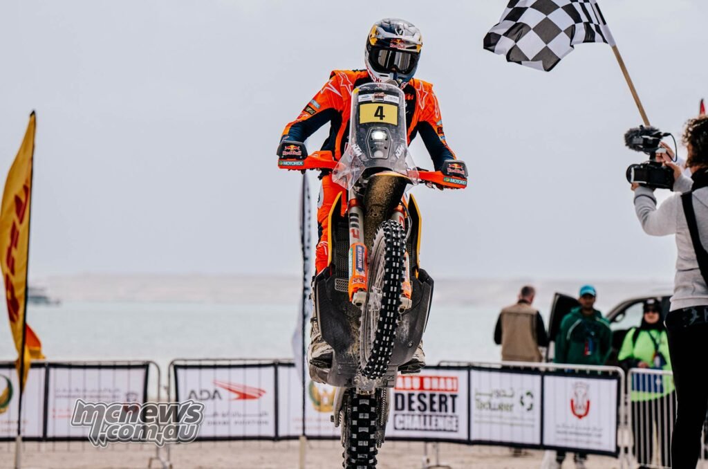 Daniel Sanders won the 2025 Abu Dhabi Desert Challenge