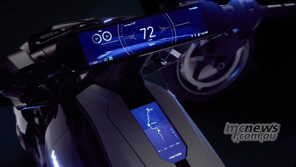 Honda EV Outlier Concept digital display and cockpit interface