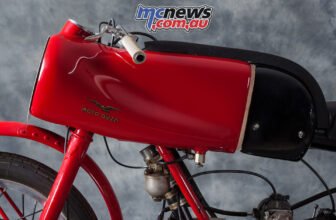 Moto Guzzi was the first motorcycle company to tak...