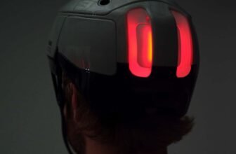 Rivian’s e-Bike Offshoot Debuts a Smart Helm...
