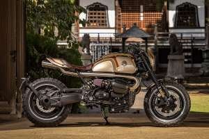 Rough Crafts x GrowthRing & Supply Co. BMW R 12 nineT street tracker to match a safari Porsche 911