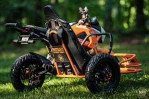 Custom Honda Grom with sidecar by Industrial Moto