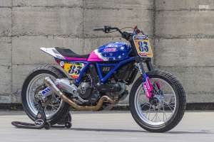 Ducati scrambler flat tracker