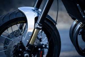Fantic Caballero Scrambler 700 café racer conversion by 46Works, Japan