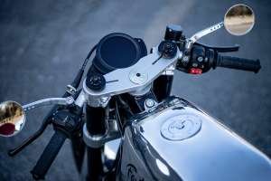 Fantic Caballero Scrambler 700 café racer conversion by 46Works, Japan