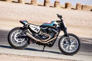 Flat tracker harley