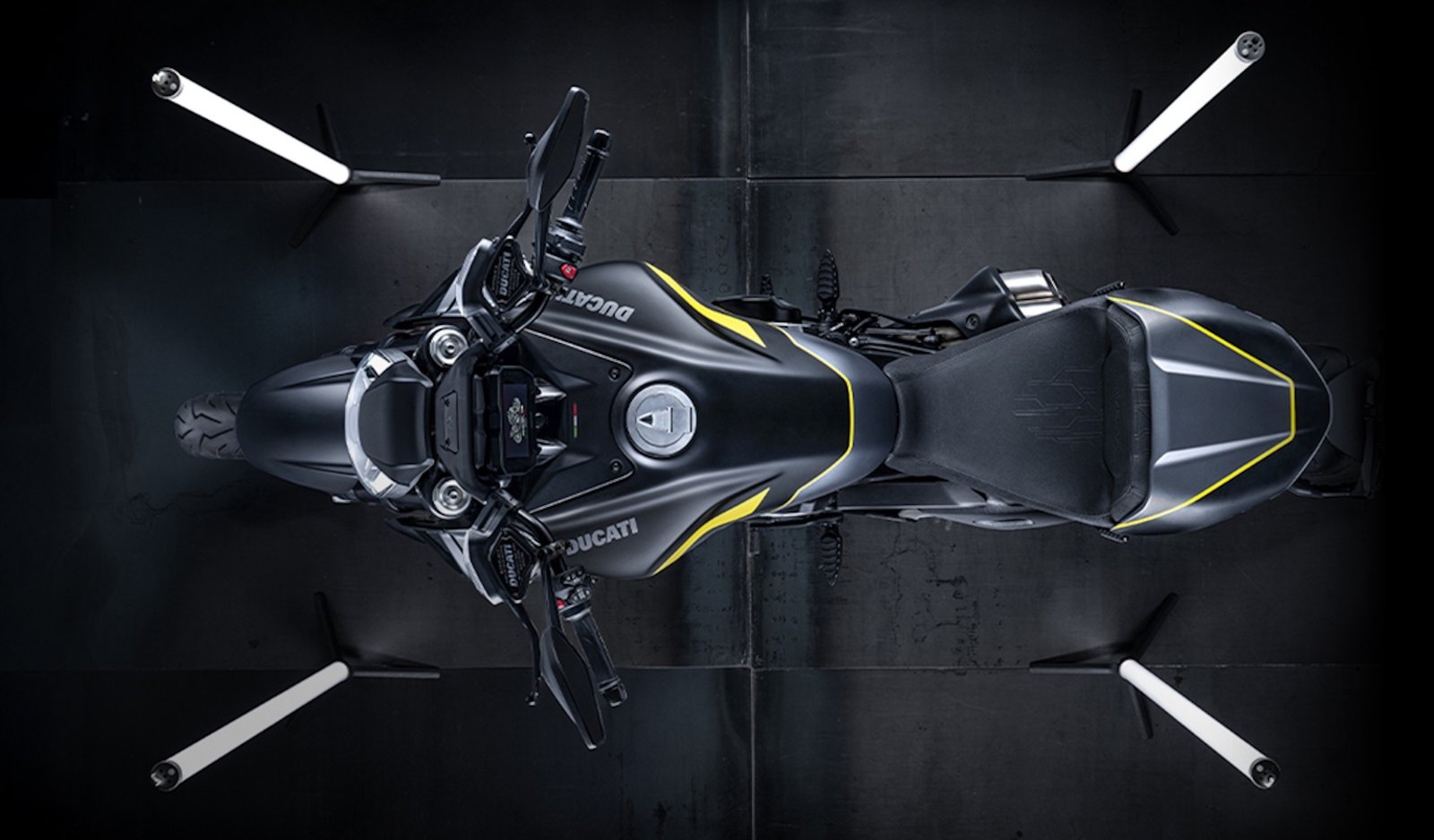 A view of Ducati's Diavel V4. Media sourced from Ducati.