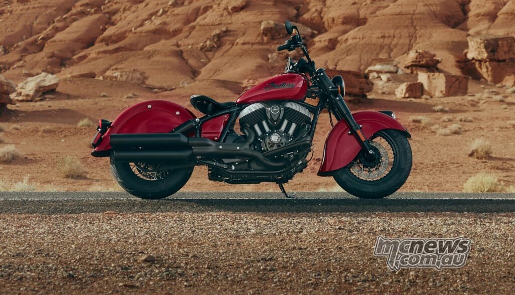 2026 Indian Chief Vintage side profile showing classic cruiser styling