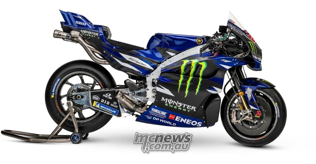 Yamaha YZR-M1 MotoGP bike for the 2026 MotoGP season.