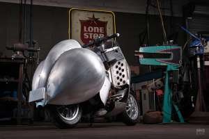 Turbocharged Vespa GT 200 with handmade bodywork