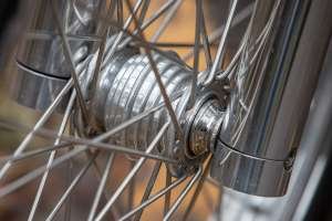 1967 Harley Shovelhead hardtail chopper by Chris Hatton at Left Hand Choppers