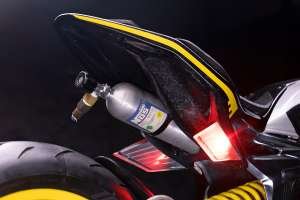 Futuristic Royal Enfield Guerrilla 450 concept build by Autologue Design