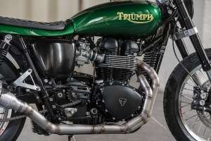 2015 Triumph Bonneville T100 street tracker by Rno Cycles
