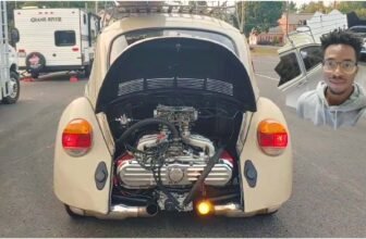 This Absolute Legend Gold Wing Swapped A VW Beetle...
