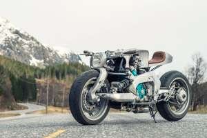 Sub Zero Cool: A custom Yamaha GTS 1000 built in a remote village in Norway's frozen north.