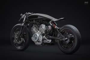 Yamaha Virago café racer by Earth Motorcycles