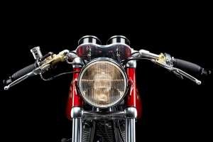 BSA Gold Star café racer with custom frame by Metal Malarkey Engineering