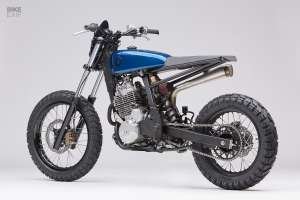 Honda NX650 Dominator scrambler by Earth Motorcycles