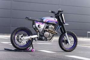 1994 Honda NX650 Dominator supermoto by Adrenaliner Design, Poland