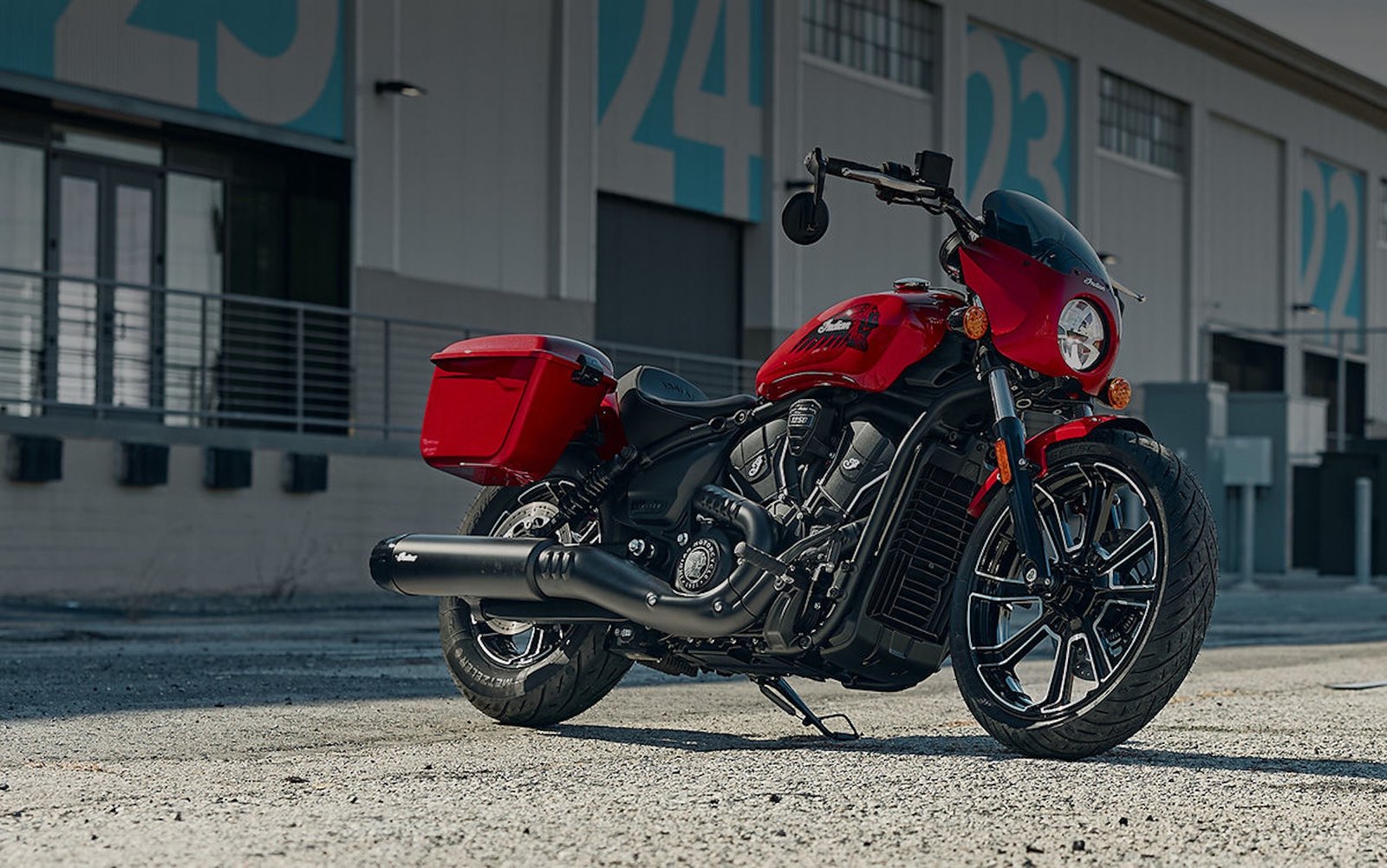 A view of the Indian Sport Scout. Media sourced from Indian Motorcycles.