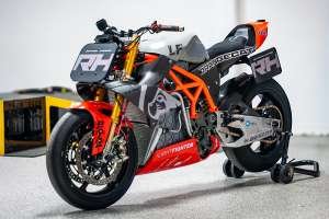 OrangeCat Lightfighter V3-RH electric racing motorcycle