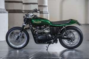 2015 Triumph Bonneville T100 street tracker by Rno Cycles