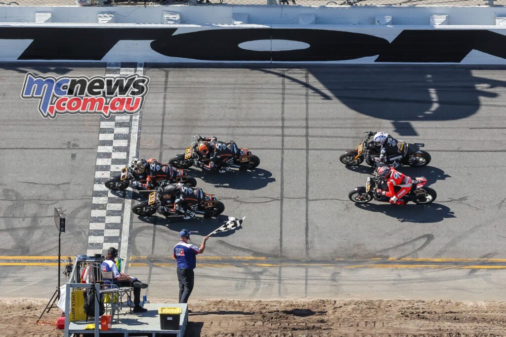 Hayden Gillim is becoming very familiar with Victory Lane at Daytona. He has qualified on pole, and won both Friday races - Image by Brian J. Nelson