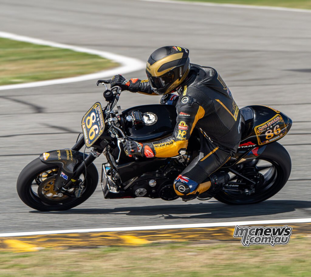 Beau Beaton on the Irving Vincent at Daytona - Image Richard Gergely
