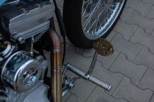 Caddy Harley Davidson Brake pedal Closeup