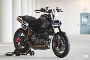 Ducati Hypermotard 796 race bike by Analog Motorcycles