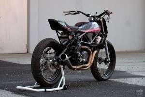 Lightning & Thunder: An Indian FTR flat tracker from Sweden