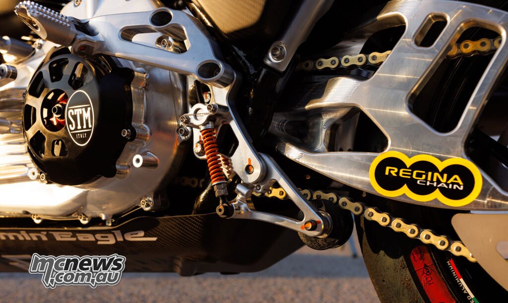 Harley-Davidson Factory Racing Road Glide prepared for Bagger World Cup competition