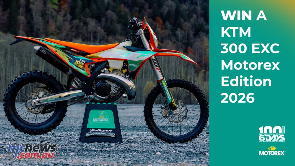 Win a KTM 300 EXC 2026 MOTOREX Edition