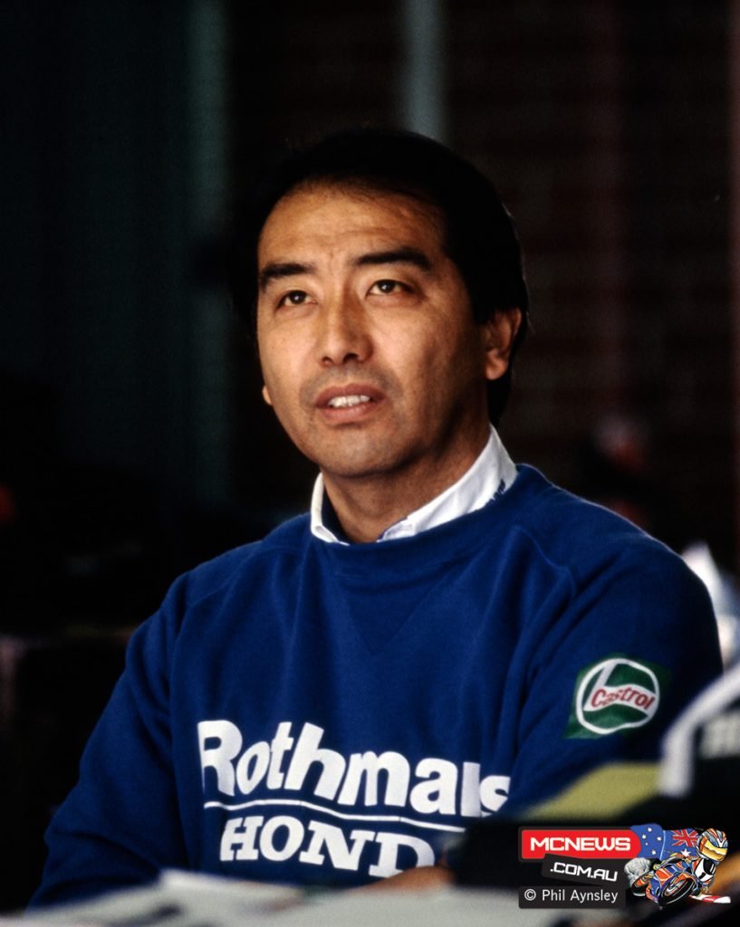 Erv Kanemoto at the 1992 Australian Grand Prix at Eastern Creek.