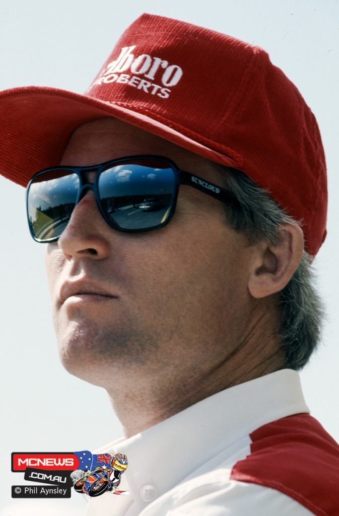 Kenny Roberts at the 1992 Australian Grand Prix at Eastern Creek